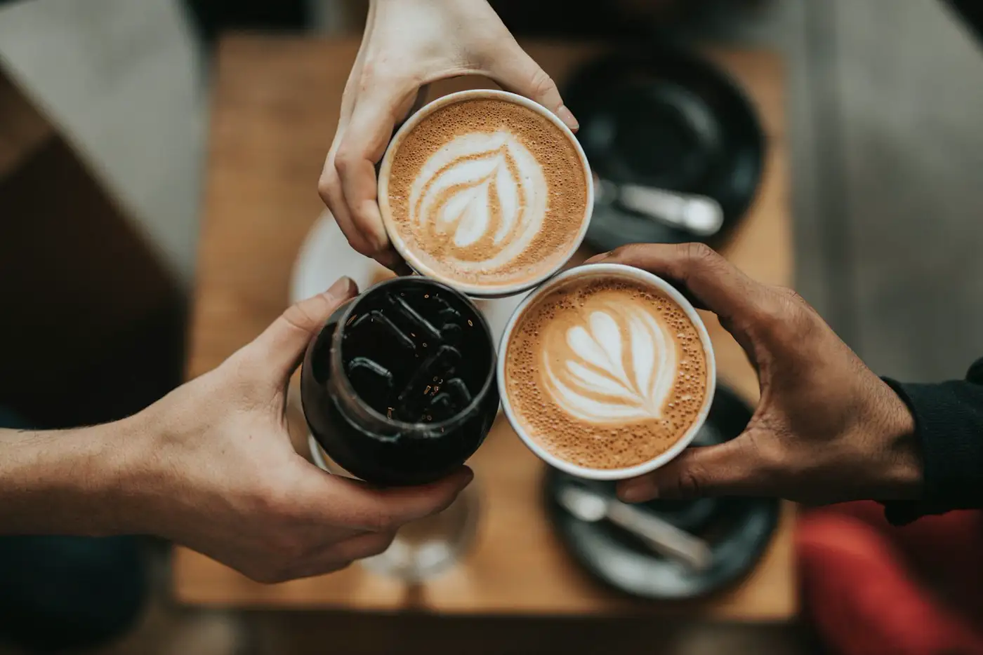 Coffee cups. Illustrative photo, not this café.