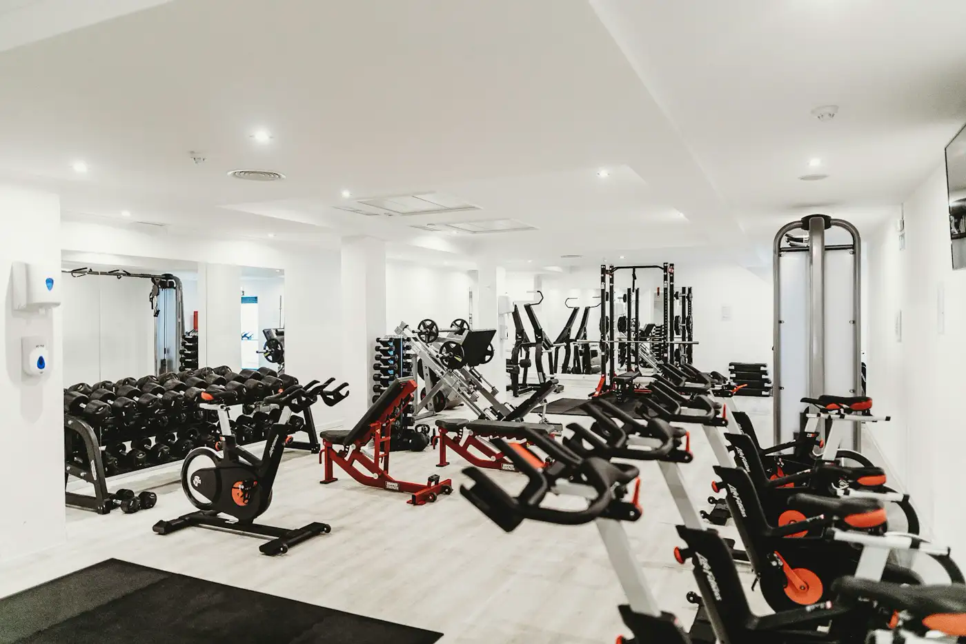Empty training room. Illustrative photo, not a real clinic.
